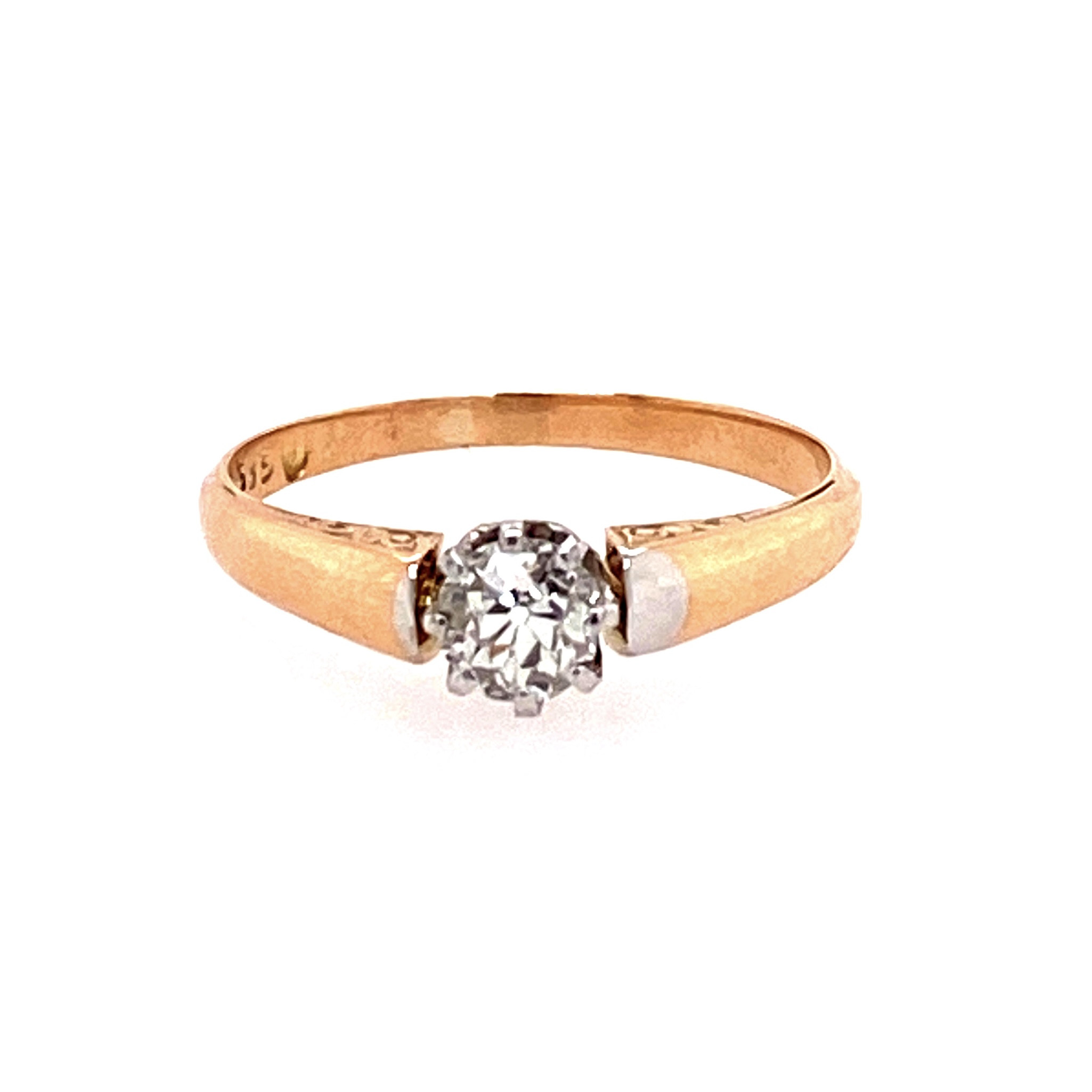 Olympic Jewelry Seattle Antique Engagement Ring .58ct