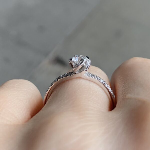 *PENDING SALE*Estate Gia Certified Canadian Diamond Engagement Ring - Image 5