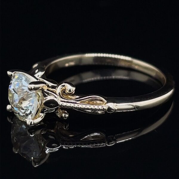 GIA Certified 1.23ct Old European Cut Diamond Ring - Image 2