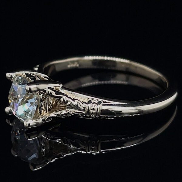 Vintage Inspired Old Mine Cut Diamond Ring - Image 2