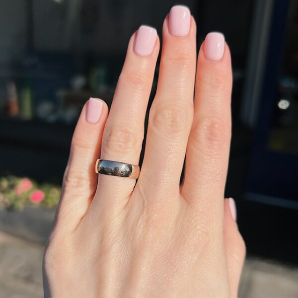 Antique Rose Gold 6mm Band - Image 2