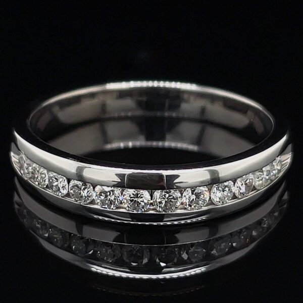 Estate Gents Channel Set Diamond Band