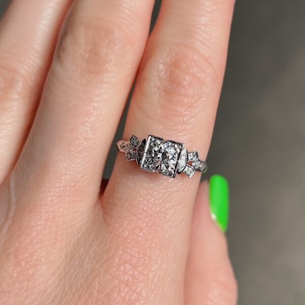 1950's Diamond Engagement Ring - Image 3
