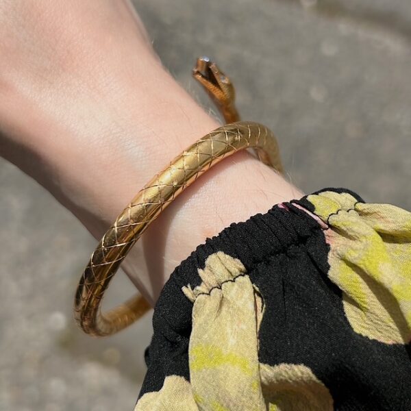 Victorian Snake Bangle Circa 1850's - Image 3