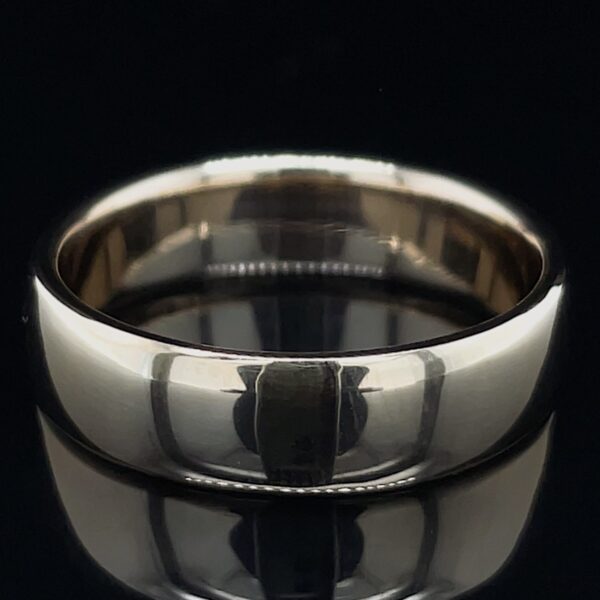 Estate 18k 6mm Wedding Band