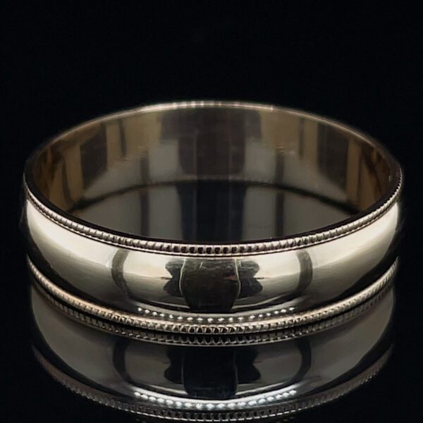 Estate 14k Milgrain Band