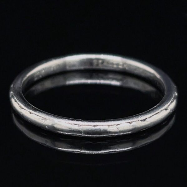 Etched Platinum Etched Band Circa 1926