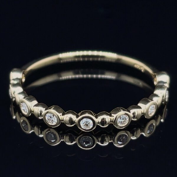 Bezel Set Diamond Band