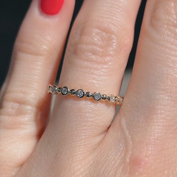 Bezel Set Diamond Band - Image 3