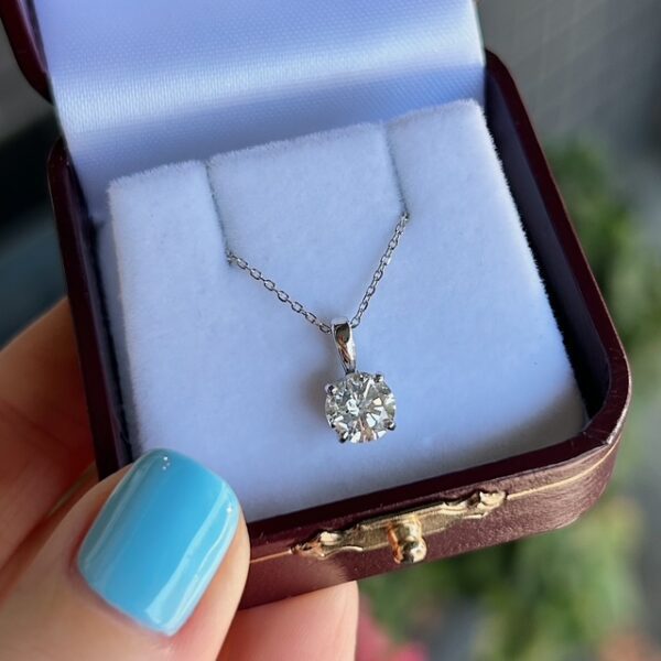 Recycled 1 Carat Diamond Pendant