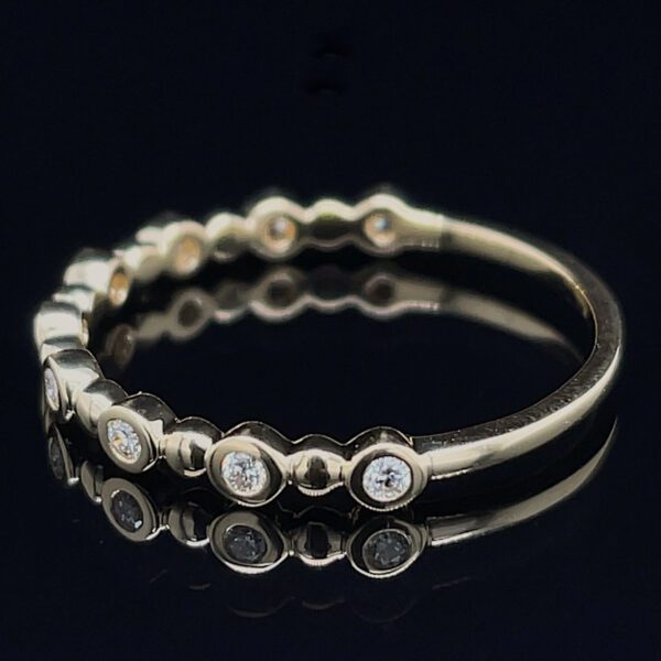 Bezel Set Diamond Band - Image 2