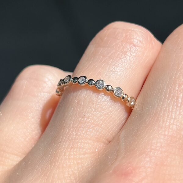 Bezel Set Diamond Band - Image 5