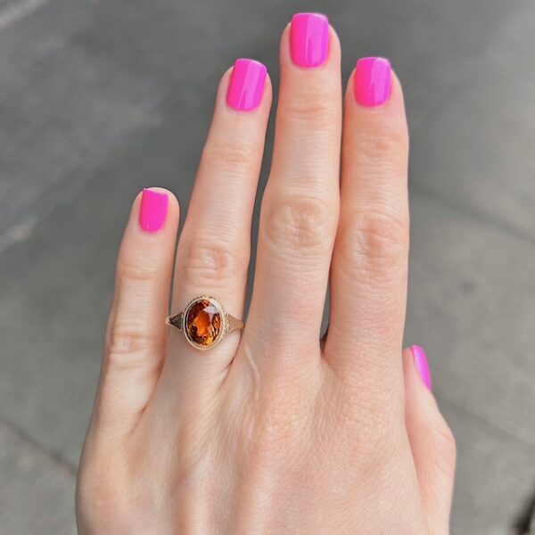 Antique Citrine Ring - Image 5