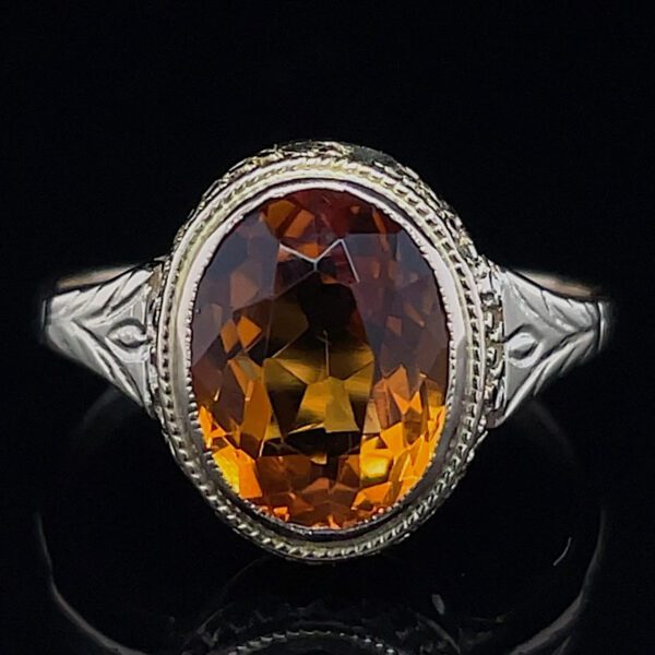 Antique Citrine Ring