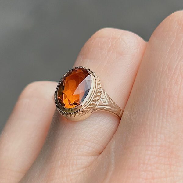 Antique Citrine Ring - Image 4