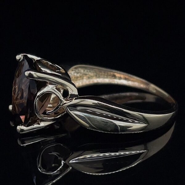Estate Smoky Quartz Ring - Image 2