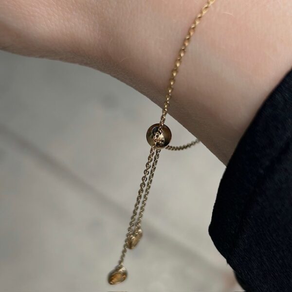 Estate 8k Citrine Bolo Bracelet - Image 2