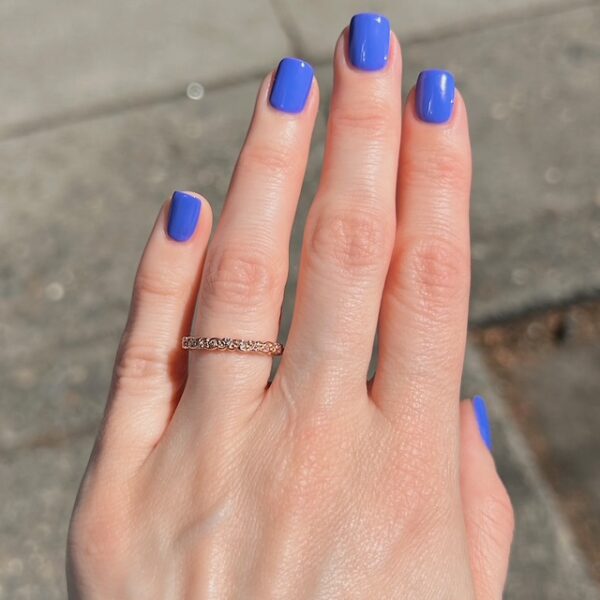 Estate 14k Vintage Inspired Diamond Band - Image 2