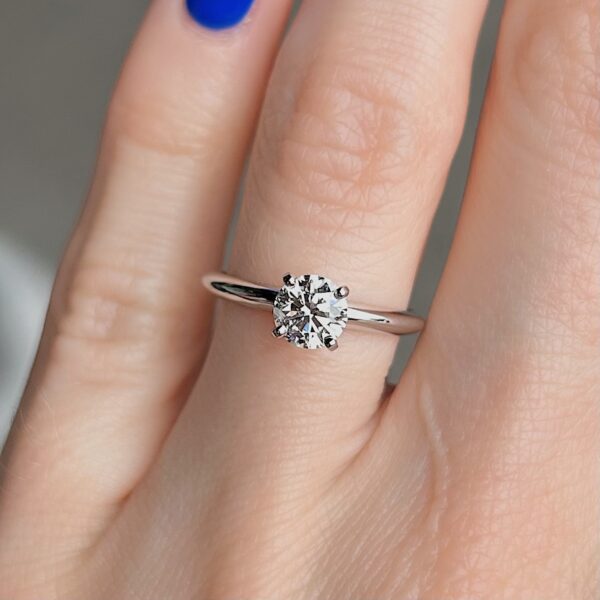 Estate .72ct Solitaire Engagement Ring - Image 3
