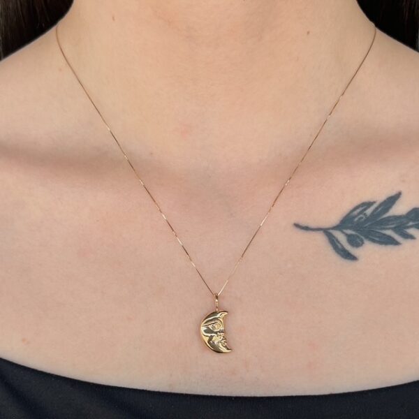 Estate Moon Pendant - Image 2