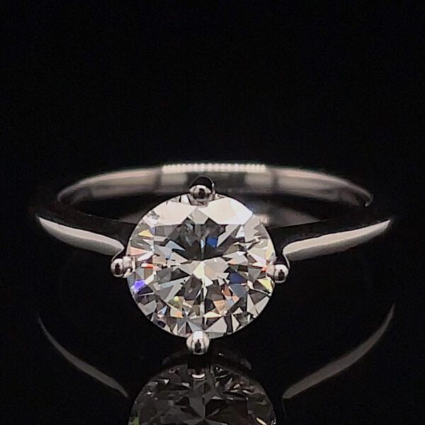 Recycled GIA Certified 1.46ct Diamond Solitaire Ring