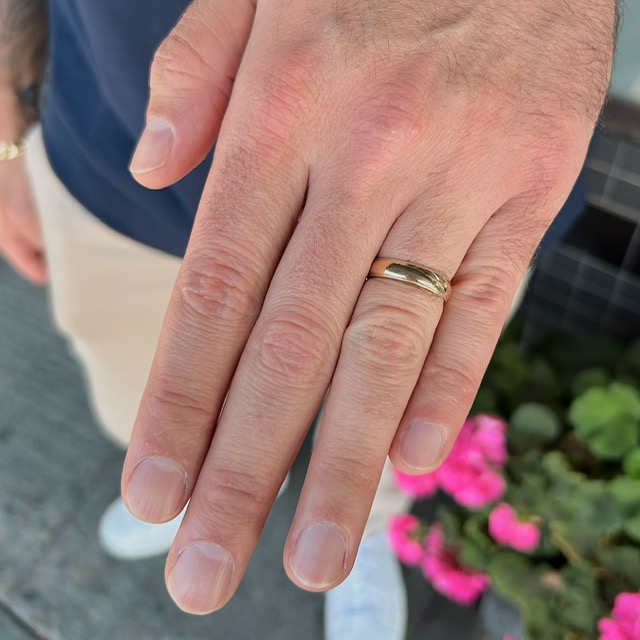 Estate 5mm Milgrain Band - Image 2