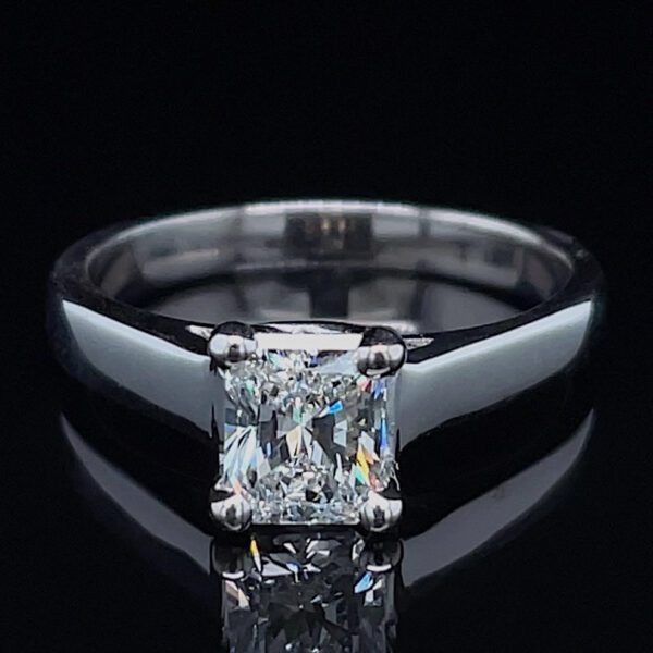 Estate GIA Certified Radiant Solitaire