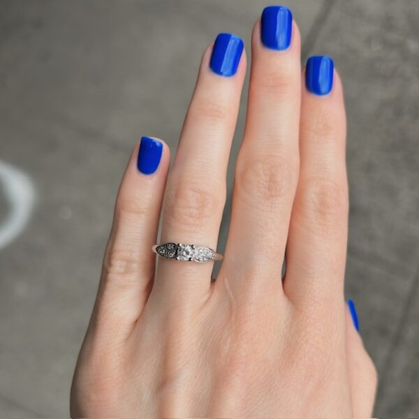 1960's Diamond Accented Ring - Image 2
