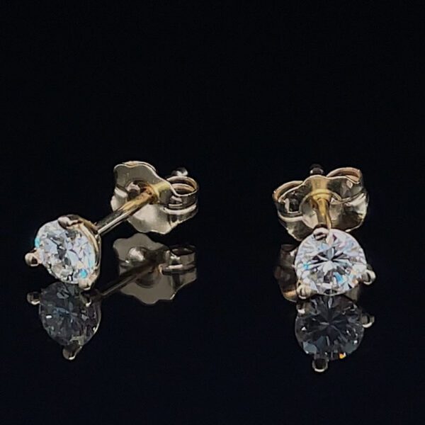 Recycled .36ctw Diamond Studs