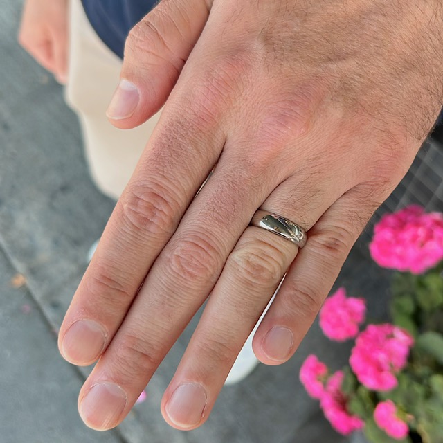 Estate Tiffany Platinum Band - Image 2