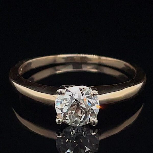 Antique Old European Cut Solitaire Ring