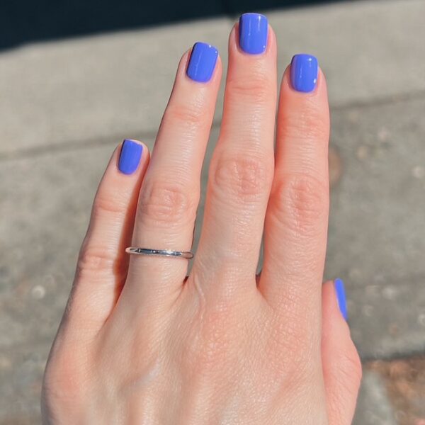 Antique 18k and Platinum Etched Band - Image 2