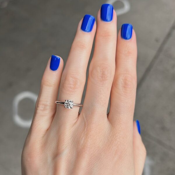 Estate .72ct Solitaire Engagement Ring - Image 2