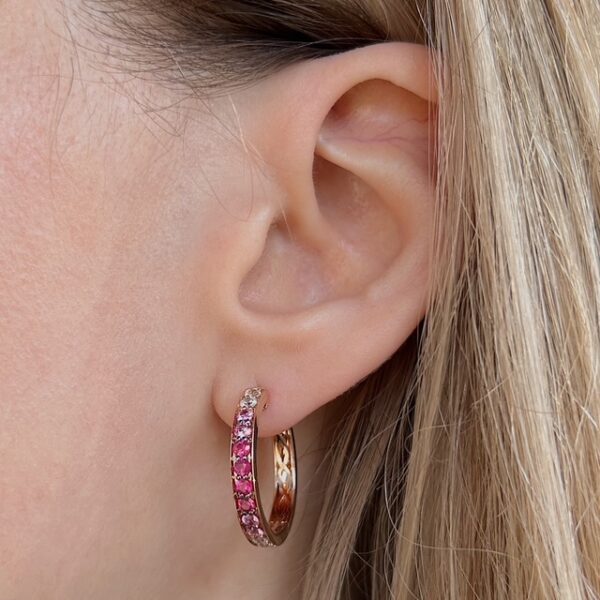 Estate Ombré Sapphire Hoops
