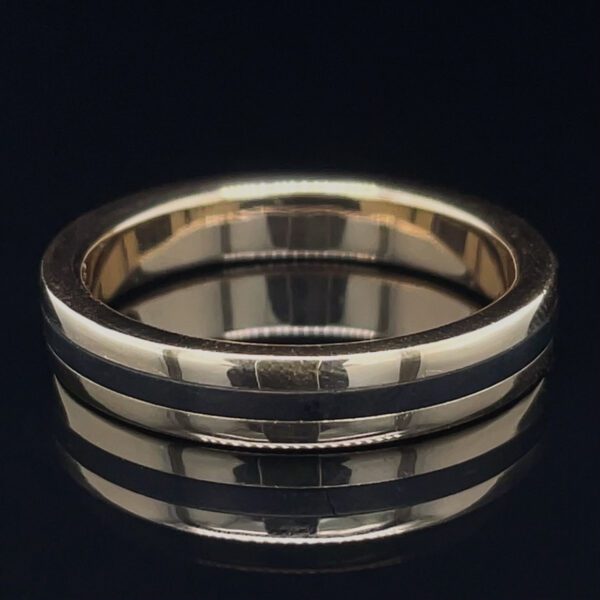 Estate Black Inlay Band