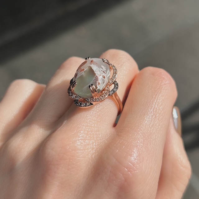 Estate LeVian Aquaprase Diamond Ring - Image 3