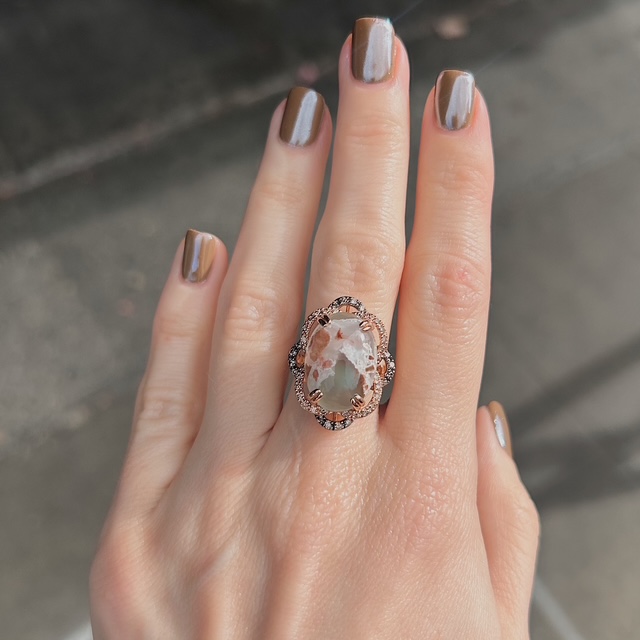 Estate LeVian Aquaprase Diamond Ring - Image 2