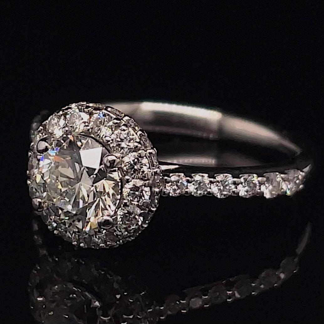 Estate GIA Certified 1ct Diamond Ring - Image 2