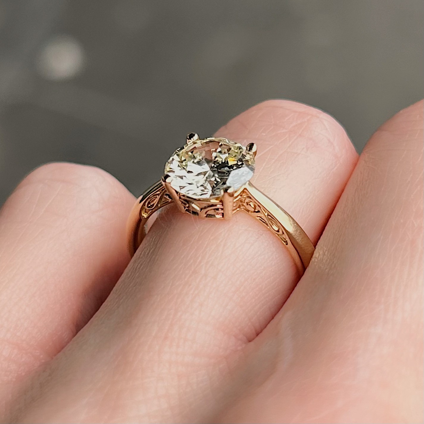 Recycled 2.28ct GIA Certified Diamond Ring - Image 5