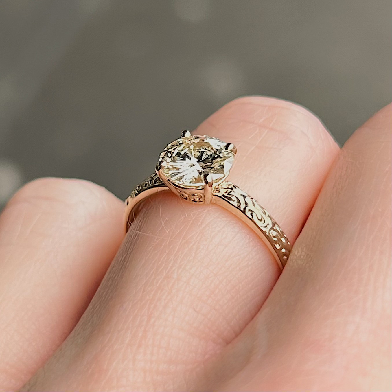 Recycled GIA Certified 1.16ct Diamond Ring - Image 4