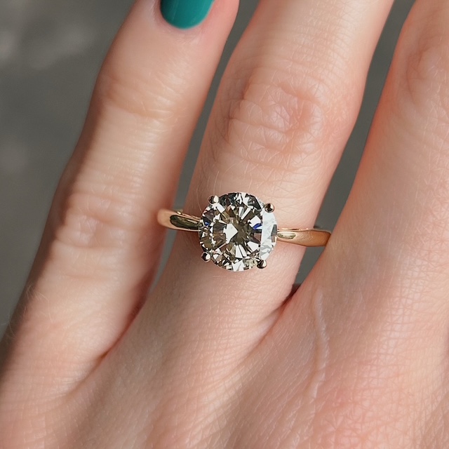 Recycled 2.28ct GIA Certified Diamond Ring - Image 4