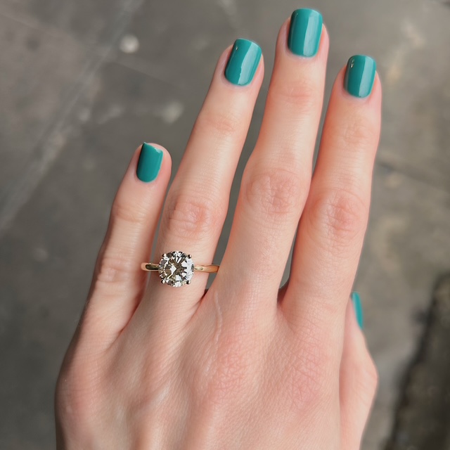 Recycled 2.28ct GIA Certified Diamond Ring - Image 3