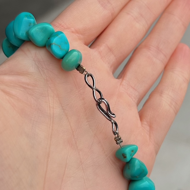 1940's Persian Turquoise Necklace - Image 3